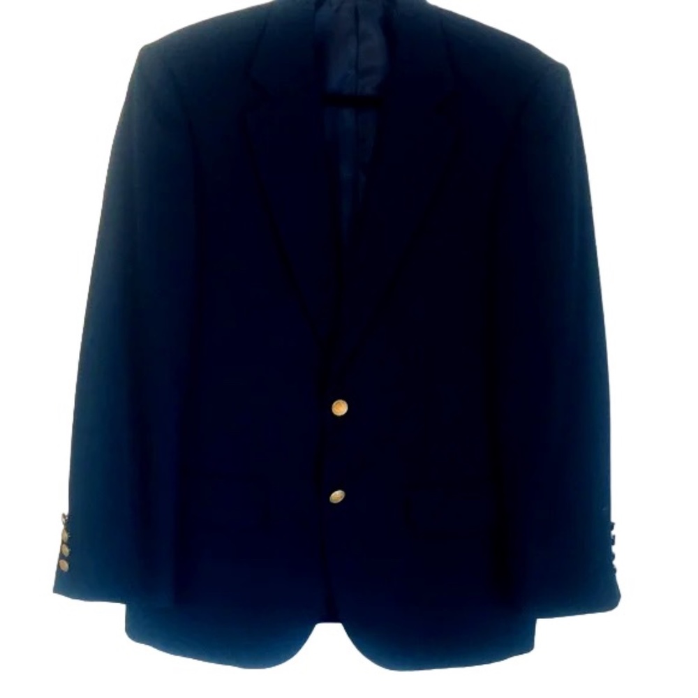 Alan Flusser Men's Classic Navy Sport Coat